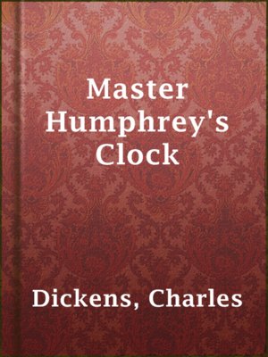 cover image of Master Humphrey's Clock